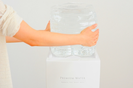 プレミアムウォーターの水ボトル交換